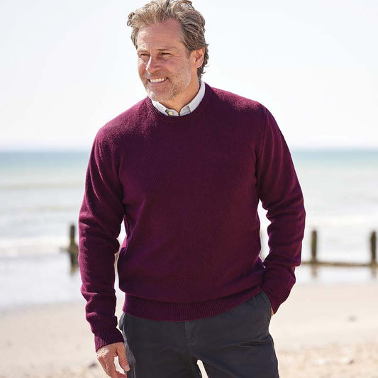 Scott 2 Ply Cashmere Crew Neck Sweater