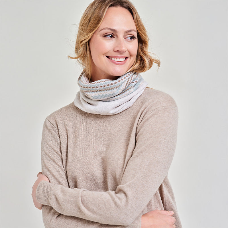 Cashmere Fairisle Neckwarmer