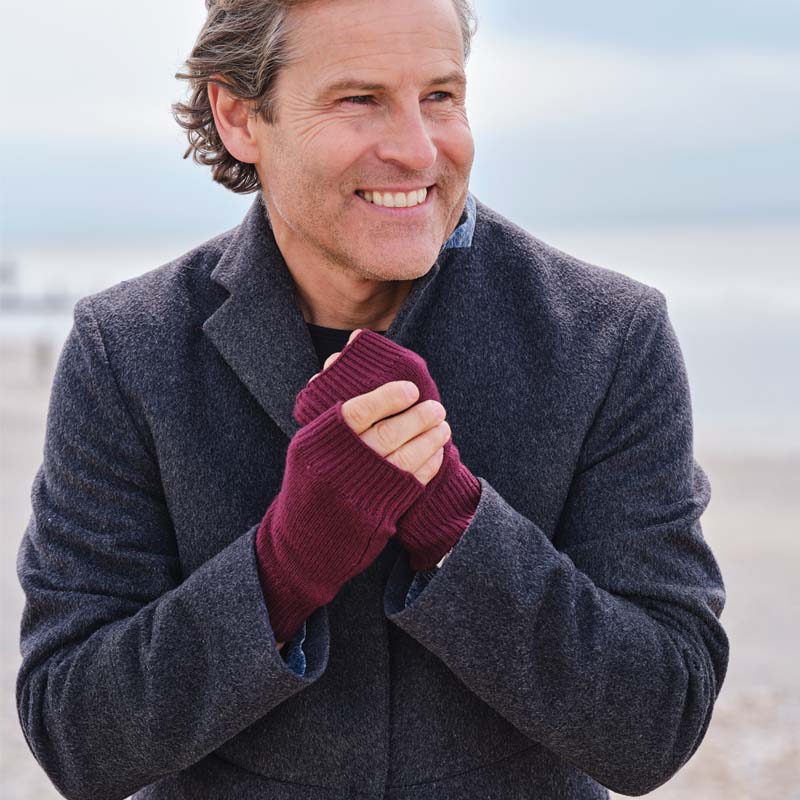 Men's Cashmere 4 Ply Wristwarmers