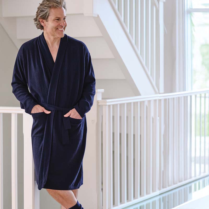 Mens Cashmere Robe