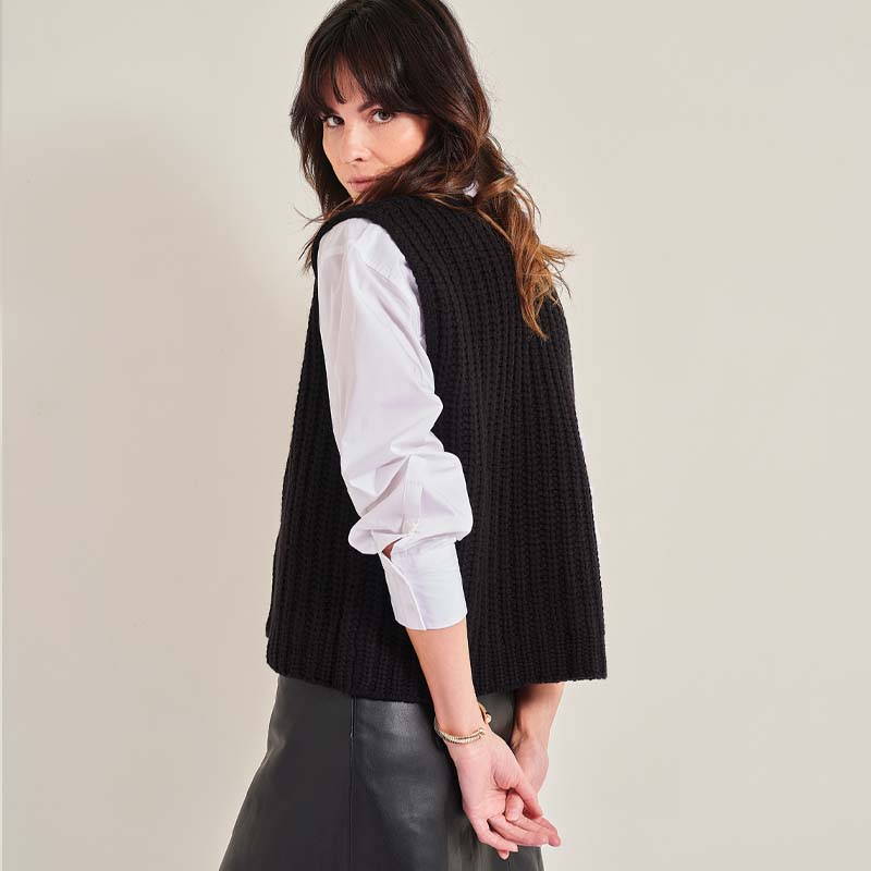 The 18 Ply Cashmere Chunky Gilet