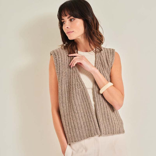 The 18 Ply Cashmere Chunky Gilet