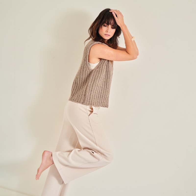 The 18 Ply Cashmere Chunky Gilet