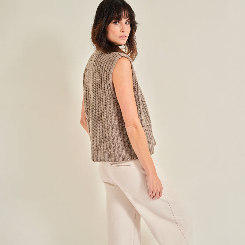 The 18 Ply Cashmere Chunky Gilet