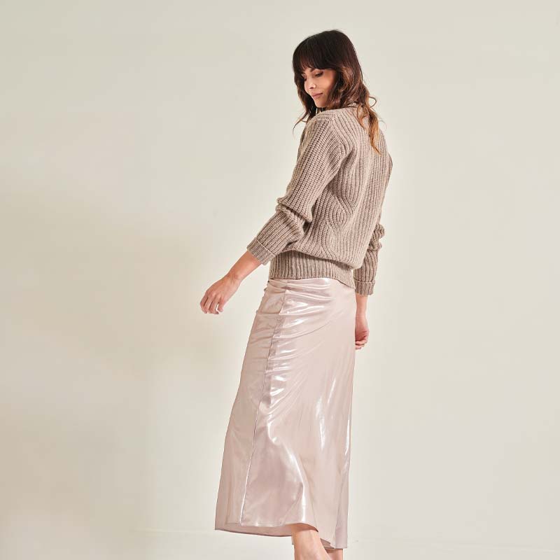 The Chunky 12 Ply Cashmere Crew Neck Sweater