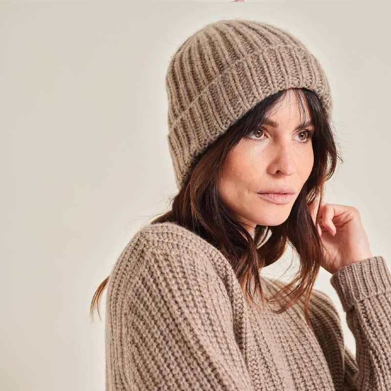The Chunky Cashmere Beanie