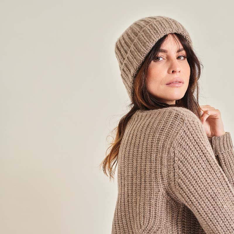 The Chunky Cashmere Beanie