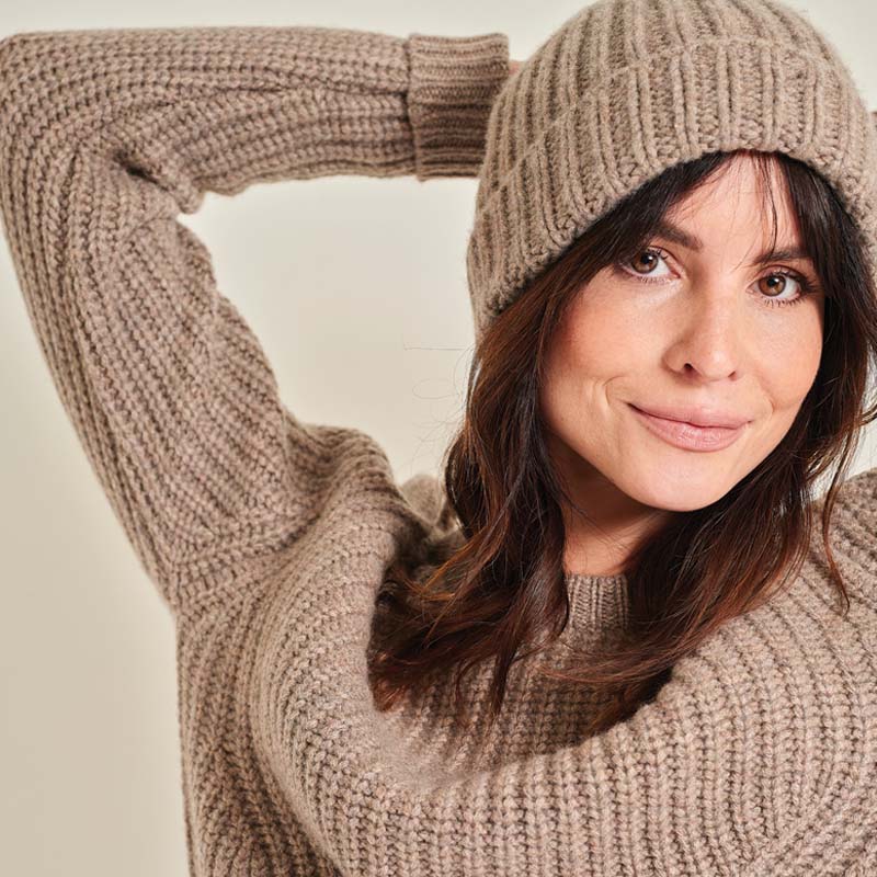 The Chunky Cashmere Beanie