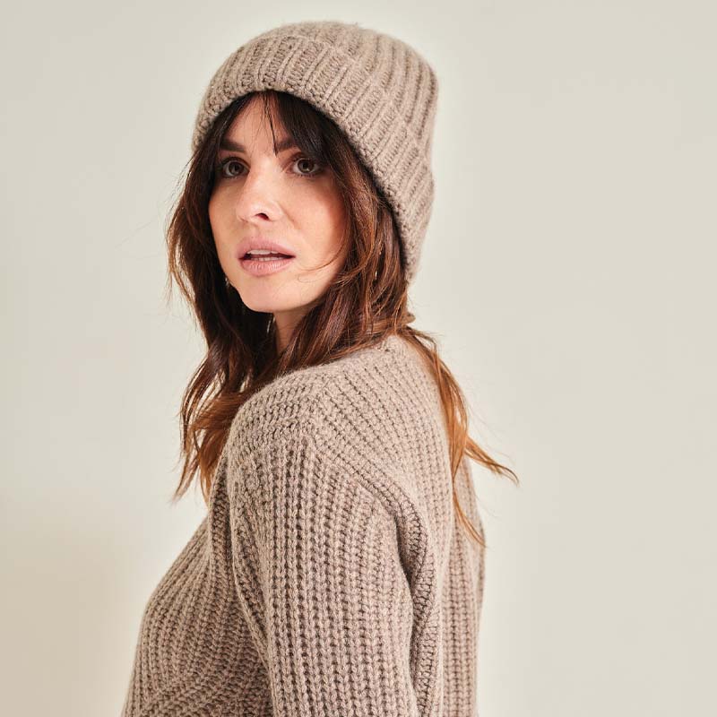 The Chunky Cashmere Beanie
