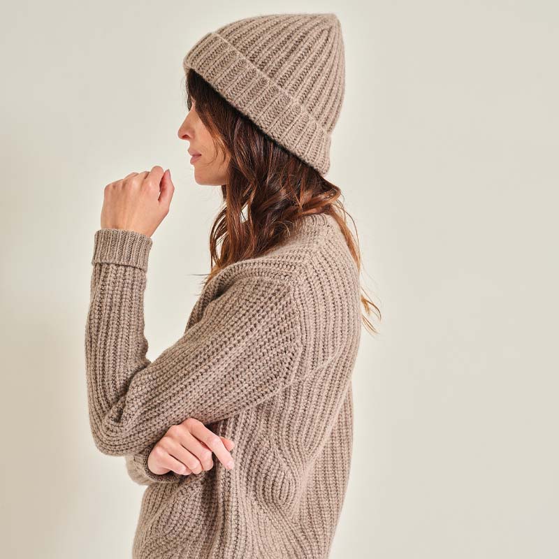 The Chunky Cashmere Beanie