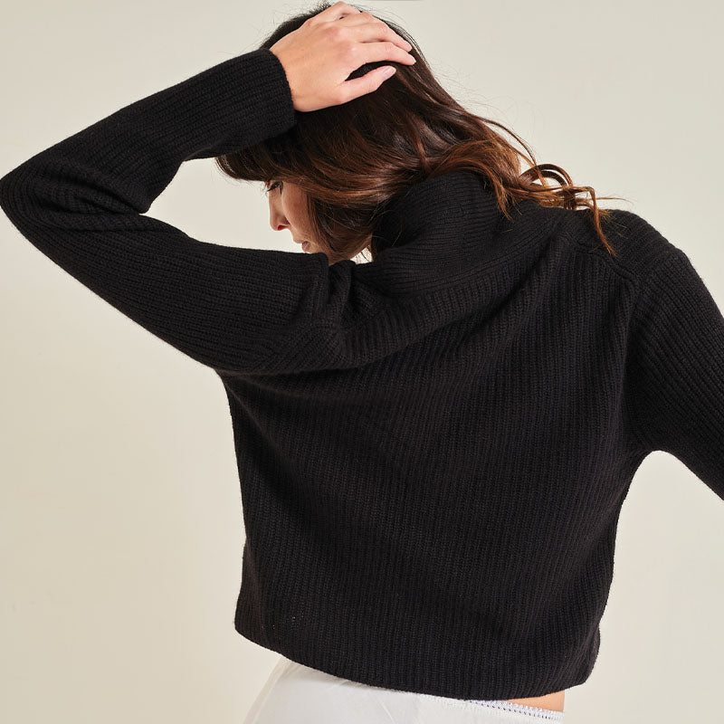The Cosy 4 Ply Cashmere Collar Cardigan