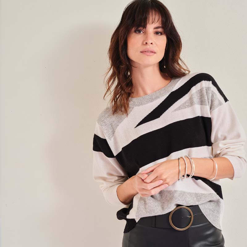 The Cashmere Brit Knit Sweater