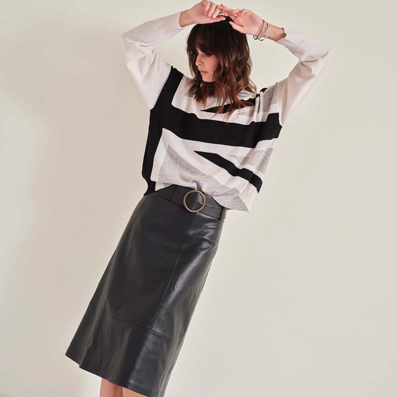 The Cashmere Brit Knit Sweater