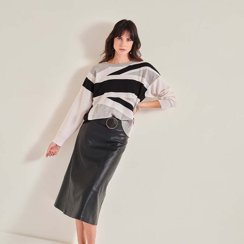 The Cashmere Brit Knit Sweater