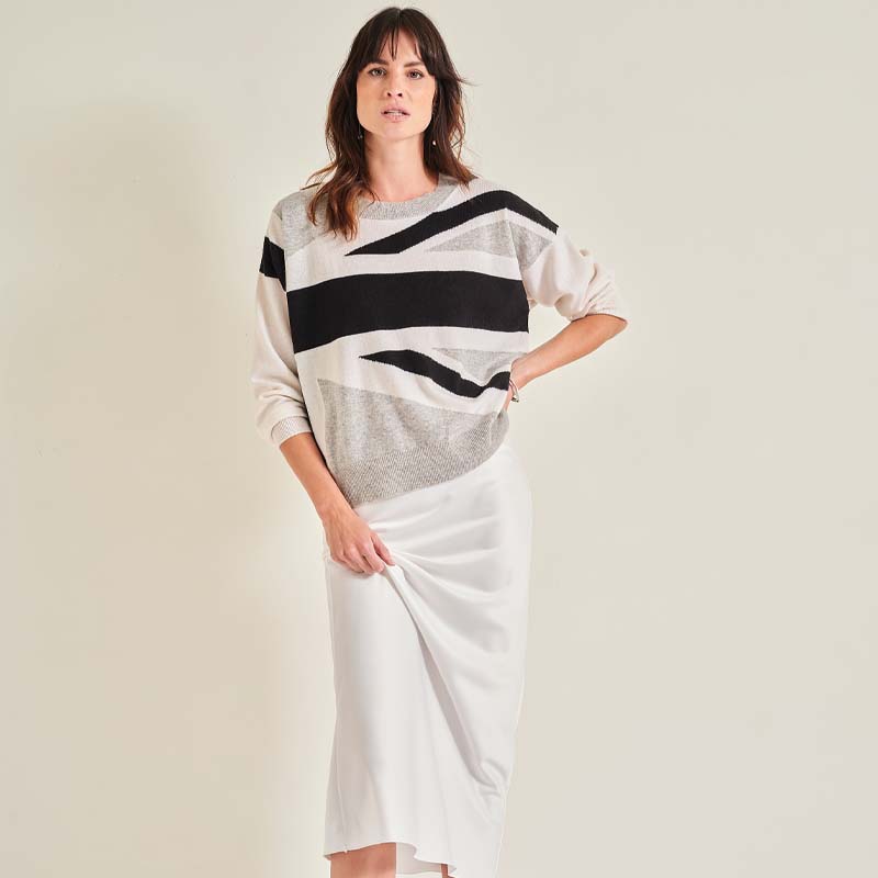 The Cashmere Brit Knit Sweater