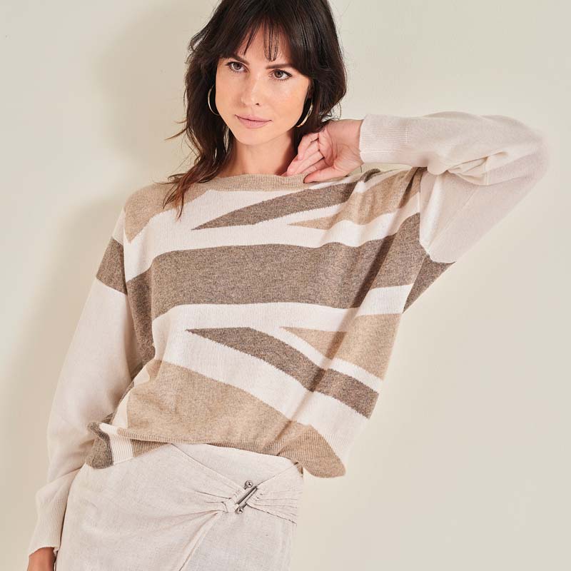 The Cashmere Brit Knit Sweater