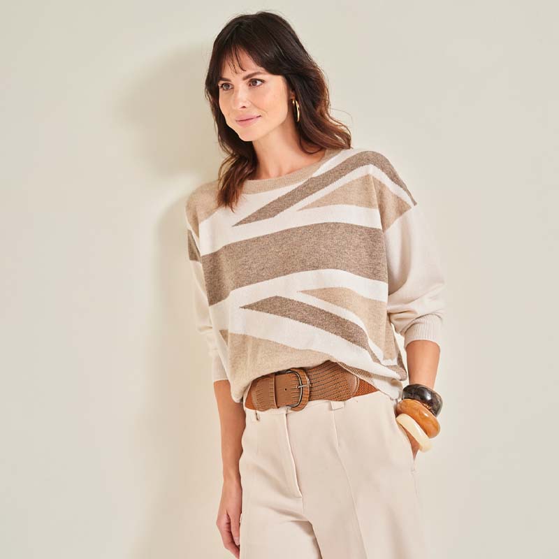 The Cashmere Brit Knit Sweater