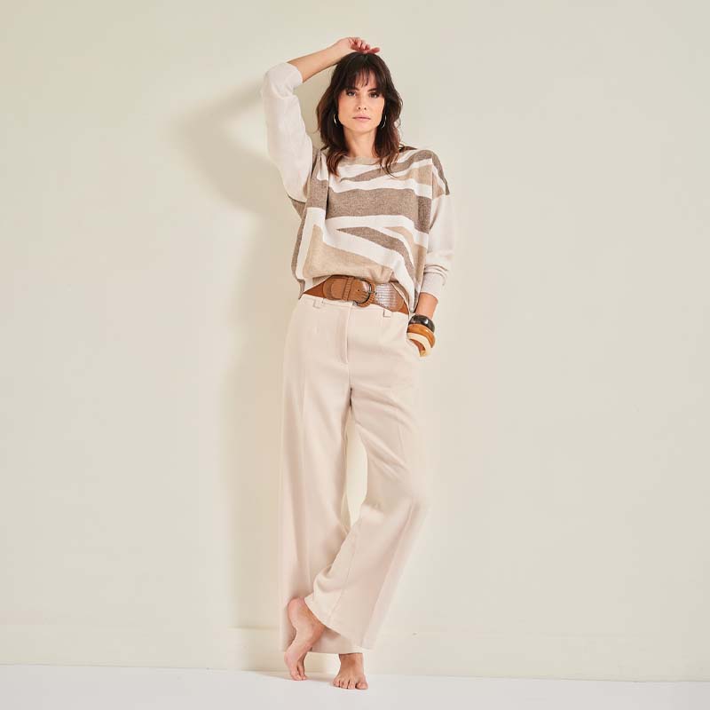 The Cashmere Brit Knit Sweater