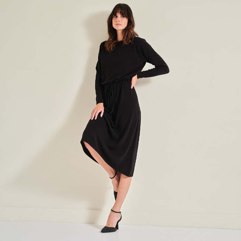 The Little Black Cashmere Dress