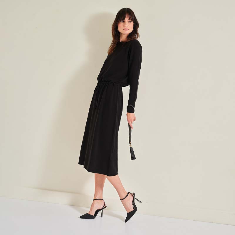 The Little Black Cashmere Dress
