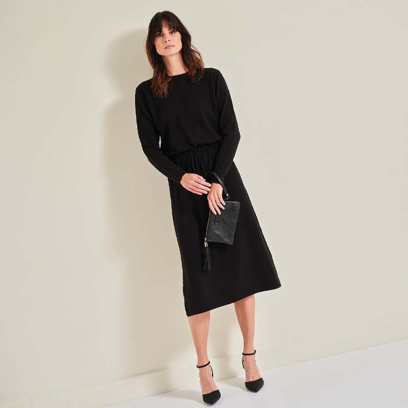 The Little Black Cashmere Dress