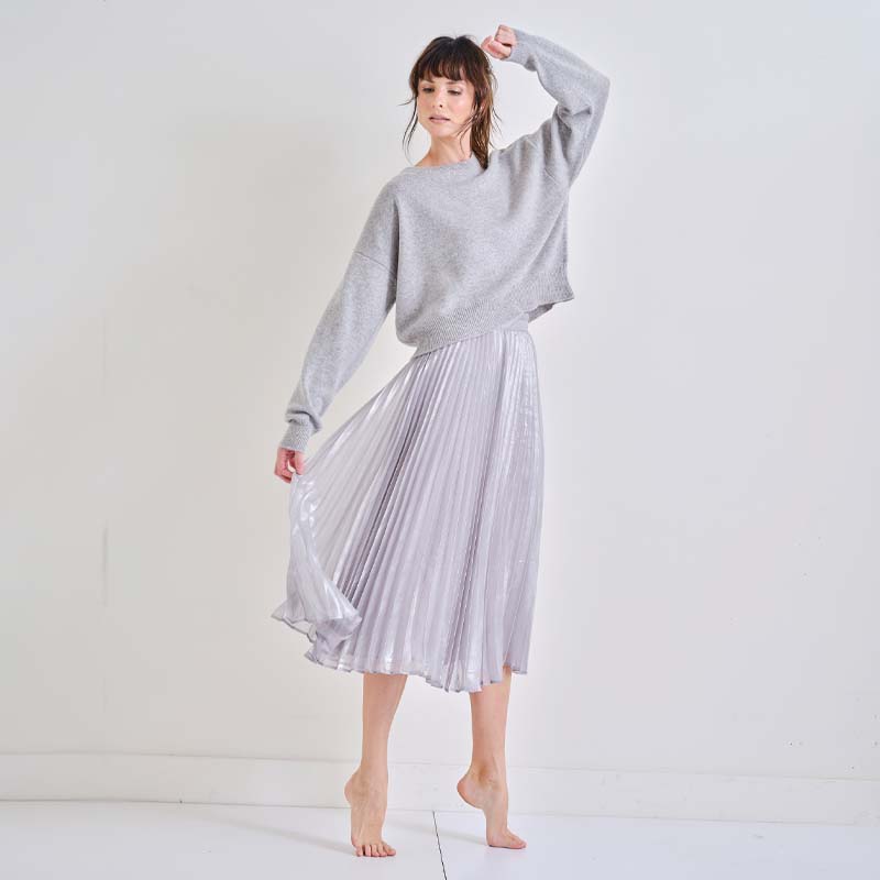 The Cashmere Boyfriend Crew Neck Sweater