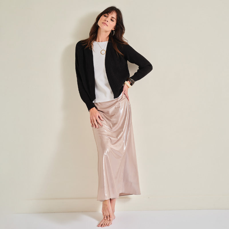 The Cashmere Essential Rib Cardigan
