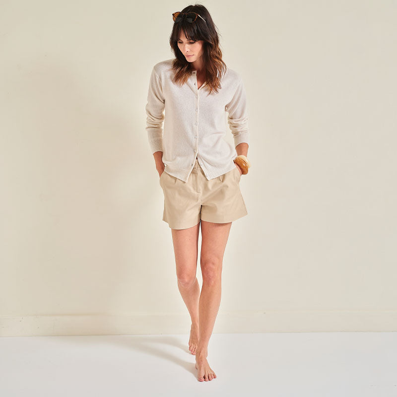 The Cashmere Fitted Cardigan