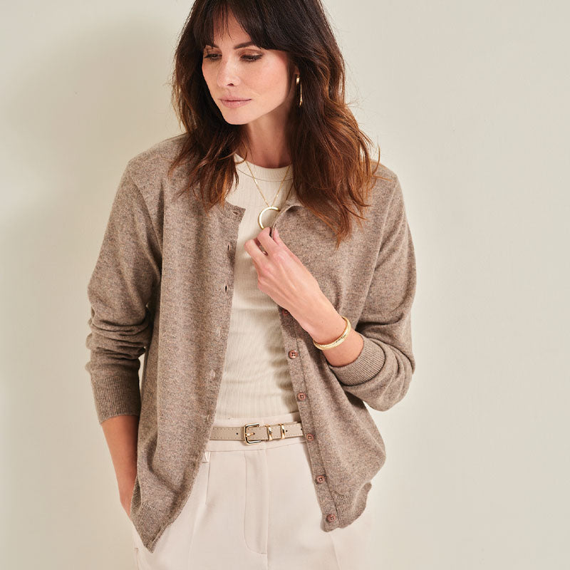 The Cashmere Fitted Cardigan