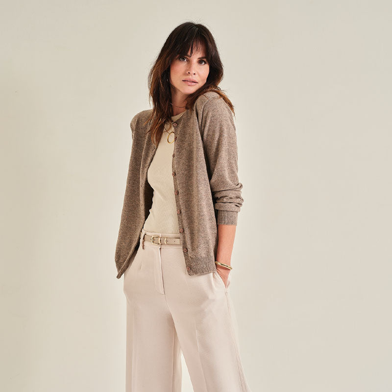 The Cashmere Fitted Cardigan