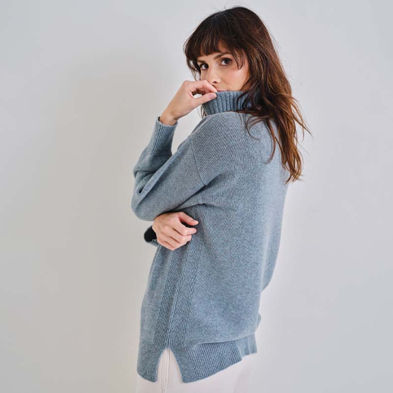 The Cashmere Relaxed Cowl Neck Sweater