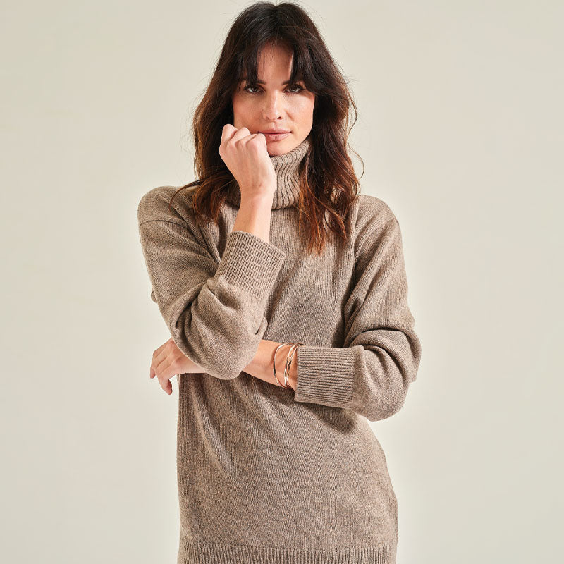 The Cashmere Relaxed Cowl Neck Sweater