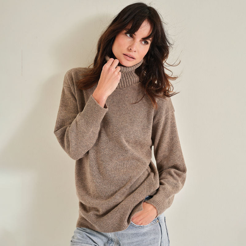 The Cashmere Relaxed Cowl Neck Sweater
