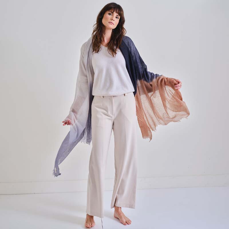 The Pure Cascade Cashmere Shawl