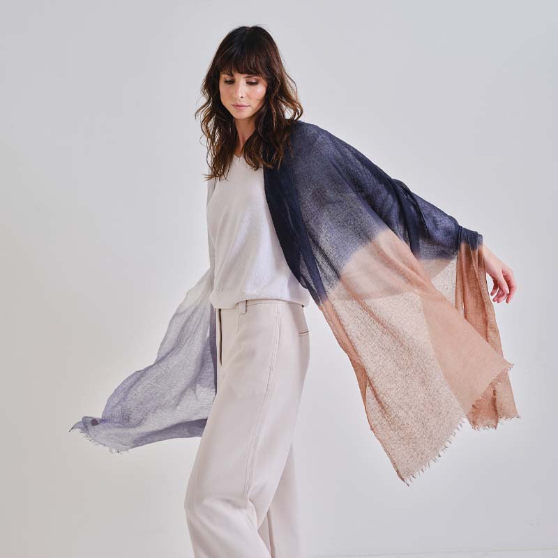 The Pure Cascade Cashmere Shawl