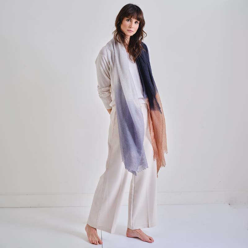 The Pure Cascade Cashmere Shawl