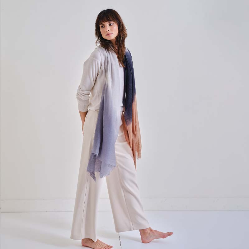 The Pure Cascade Cashmere Shawl