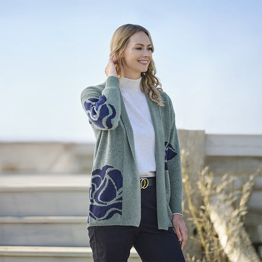 Annalise Cashmere Edge to Edge Cardigan