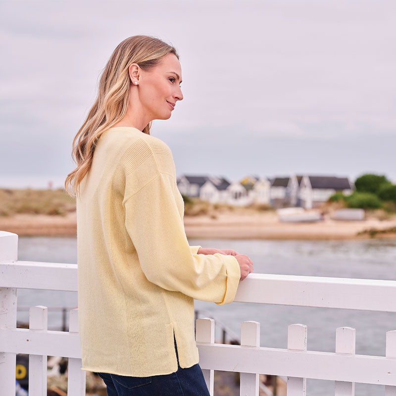 Carolina Wide Sleeve Cashmere Tunic