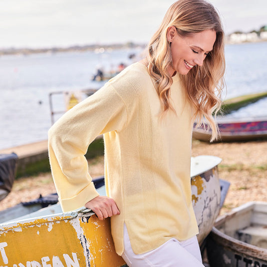 Carolina Wide Sleeve Cashmere Tunic