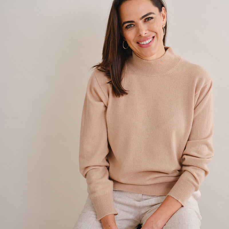 Gina Turtle Neck Cashmere Sweater