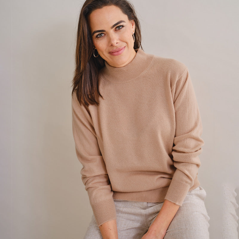 Gina Turtle Neck Cashmere Sweater