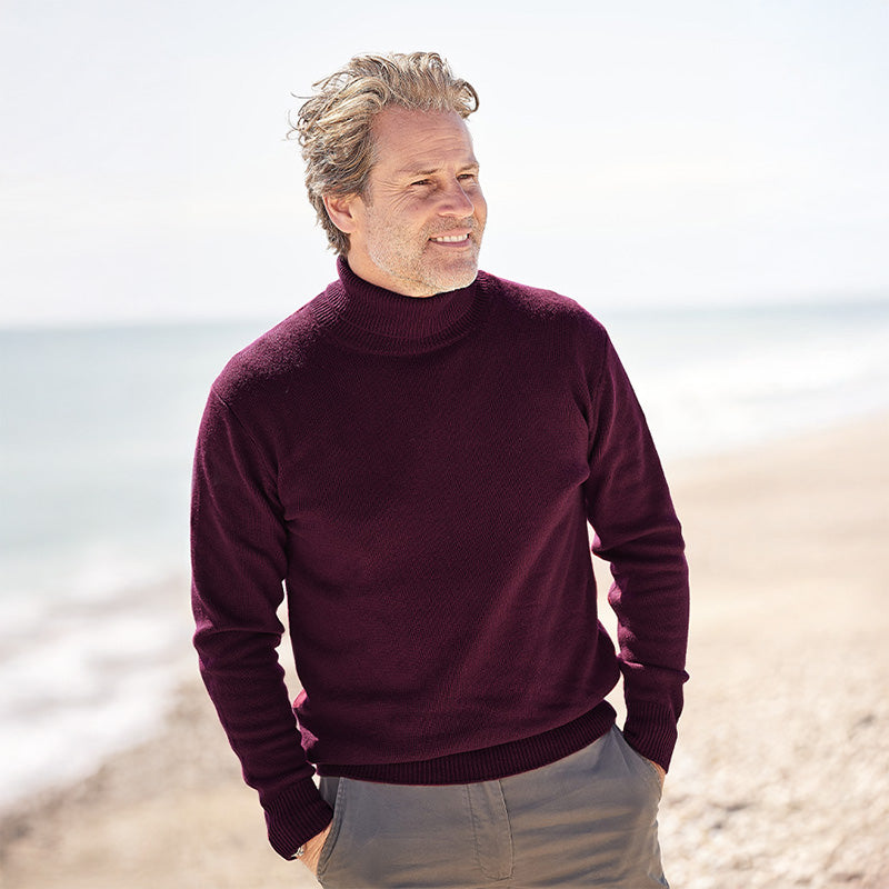 James 4 Ply Cashmere Roll Collar Sweater