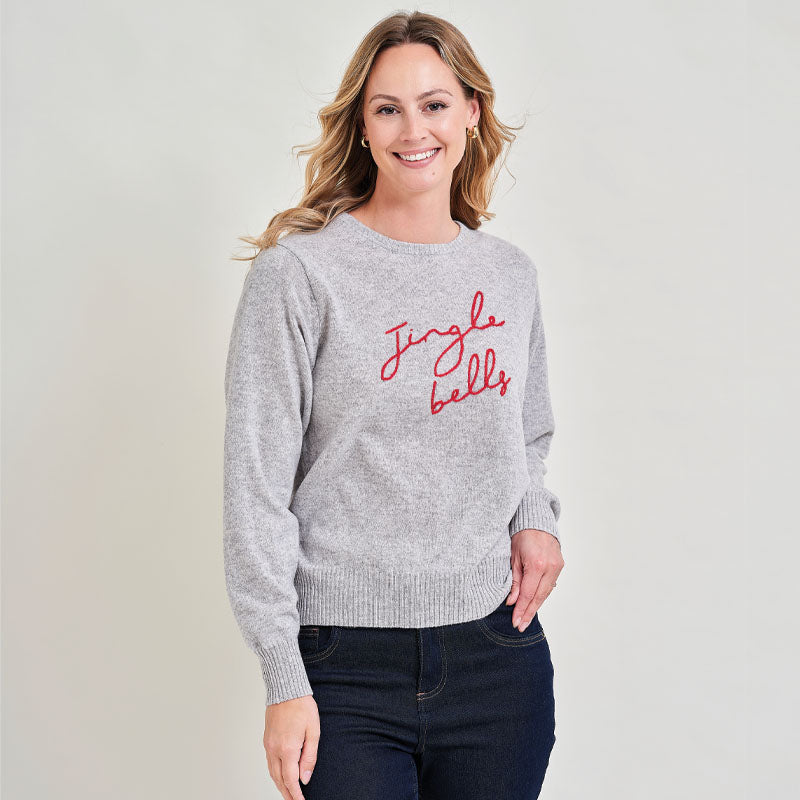 Jingle Bells Cashmere Crew