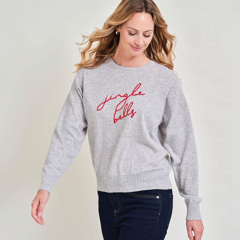 Jingle Bells Cashmere Crew