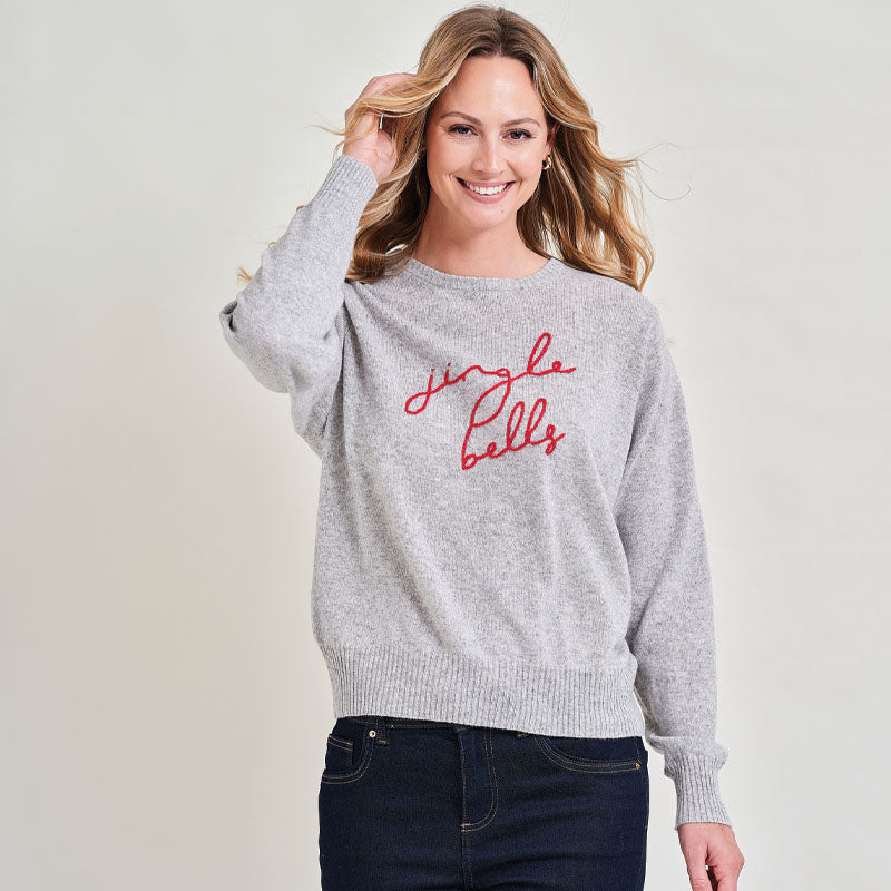 Jingle Bells Cashmere Crew