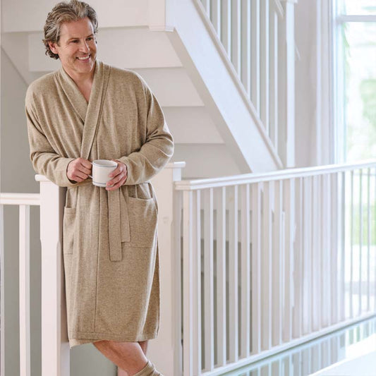 Mens Cashmere Robe