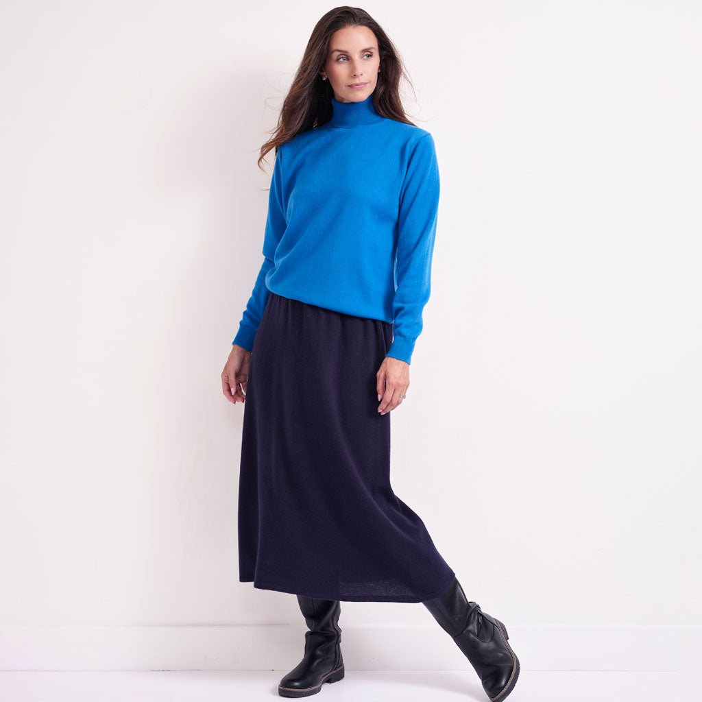 Portia 2 Ply Cashmere Skirt