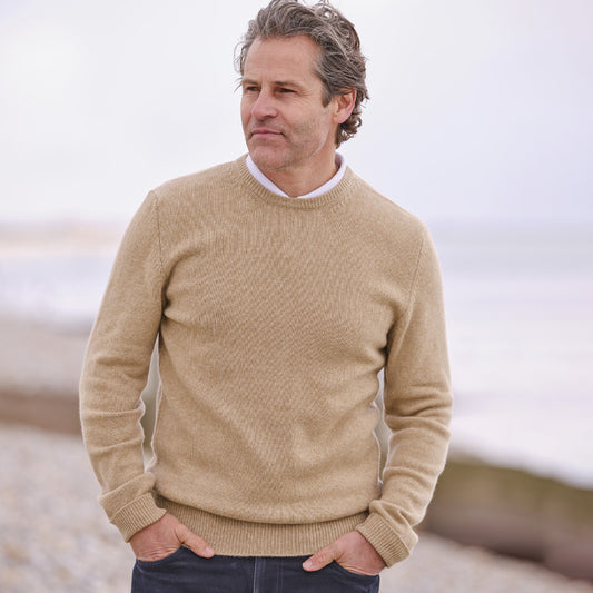 Scott 2 Ply Cashmere Crew Neck Sweater