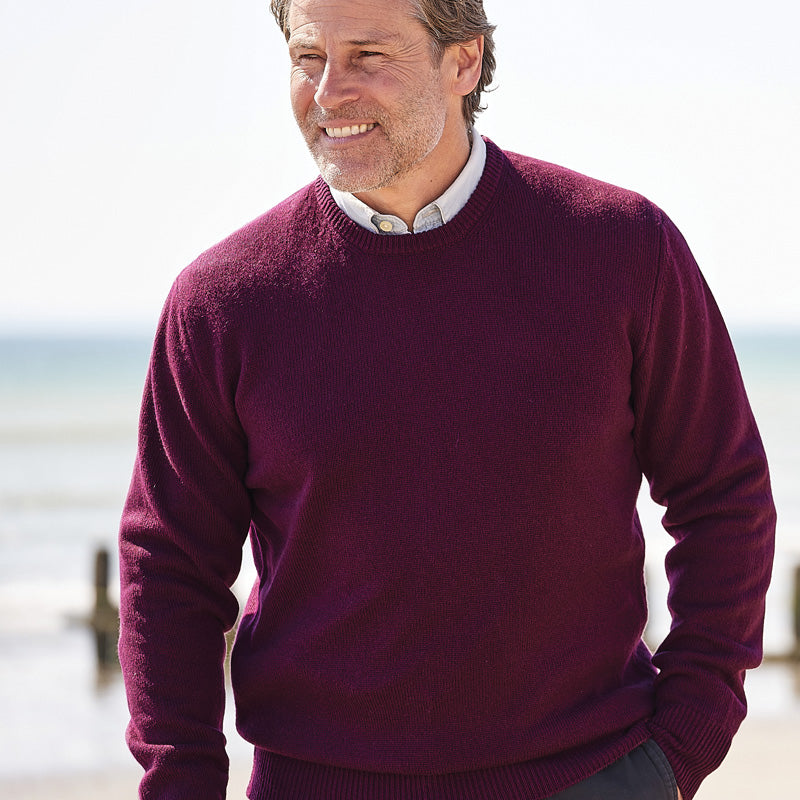 Scott 2 Ply Cashmere Crew Neck Sweater